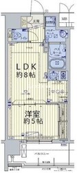 スワンズシティ中之島クロスの物件間取画像